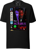 Morbius VHS Box Wrap - Front &amp; Back Printed Unisex T-Shirt, Color: Black, Size: L