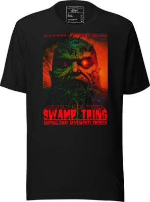 Swamp Thing VHS Wrap Graphic - Front & Back Print Unisex T-Shirt