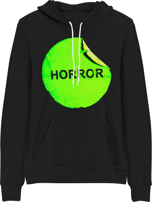 Retro Horror Movie Sticker Unisex Hoodie, Color: Black, Size: L