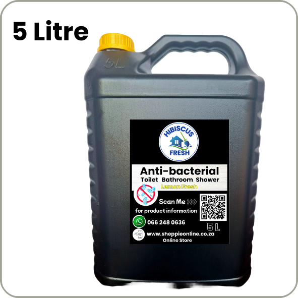 TOILET BATH SHOWER  Anti-Bacterial - 5 Litre Lemon Fresh  FREE DELIVERY - QUALITY COMPARISON TO TOP LEADING BRANDS