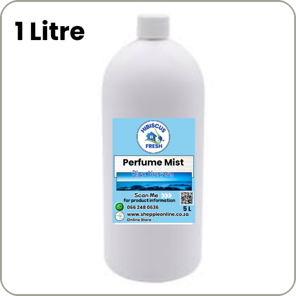 PERFUME MIST - 1 Litre (Refill)  Blue Horizon fragrance   Home - Office - Car -  Linen -  Refill For Oil Burners, Reed, Diffuses, Linen, Room &amp; Bathroom, Car -  FREE DELIVERY