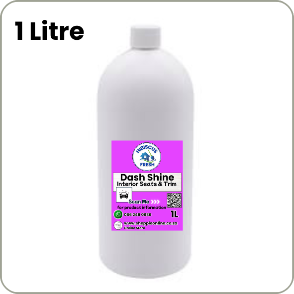 DASH SHINE  - 1 Litre   PREMIUM Interior Dash Seats &amp; Trim - Moderate shine with UV protection   FREE DELIVERY
