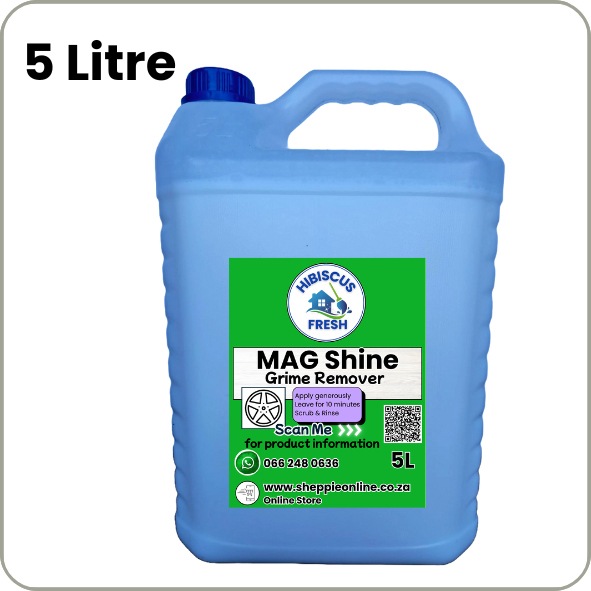MAG SHINE - 5 Litre - Removes dirt and grime from Mag Wheels - FREE DELIVERY