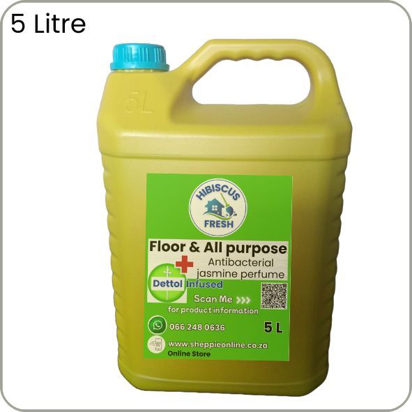 FLOOR &amp;  ALL - Dettol Infused - Jasmine Scented -  5 Litre    Office and Home  - QUALITY COMPARISON TO TOP LEADING BRANDS