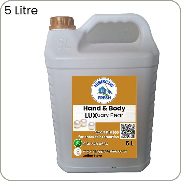 HAND &amp; BODY WASH - 5 Litre LUXuary Pearl QUALITY COMPARISON TO TOP LEADING BRANDS