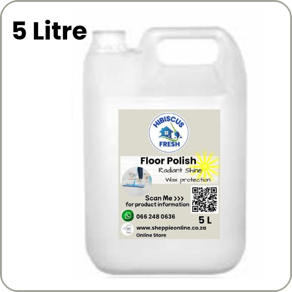 FLOOR POLISH - 5 Litre    Laminate, Parquet, Wood, Vinyl, Novilon QUALITY COMPARISON TO TOP LEADING BRANDS