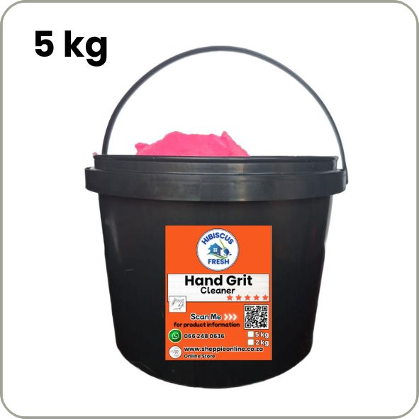 HAND GRIT CLEANER - 5 KG  Removes stubborn dirt, grease, oil QUALITY COMPARISON TO TOP LEADING BRANDS