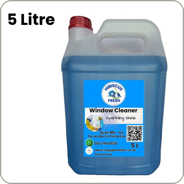 WINDOW CLEANER - 5 Litre - Windowlean  Crystal Clear Window  QUALITY COMPARISON TO TOP LEADING BRANDS