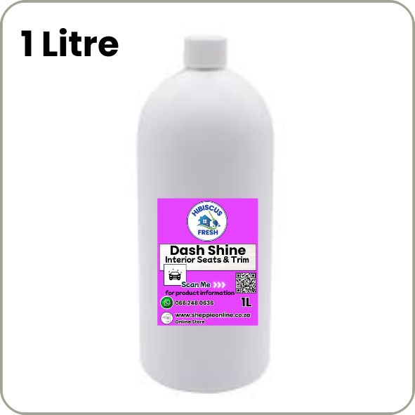 DASH SHINE  - 1 Litre   PREMIUM Interior Dash Seats &amp; Trim - Moderate shine with UV protection