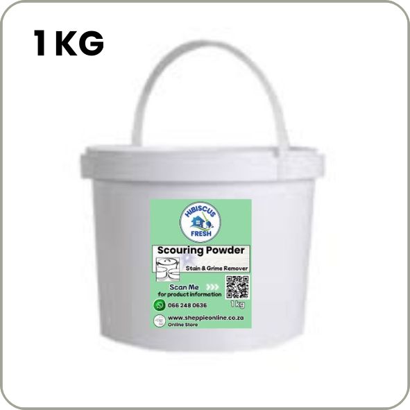 SCOURING POWDER - 1 KG   Cuts through grease, dirt, and tough stains  QUALITY COMPARISON TO TOP LEADING BRANDS