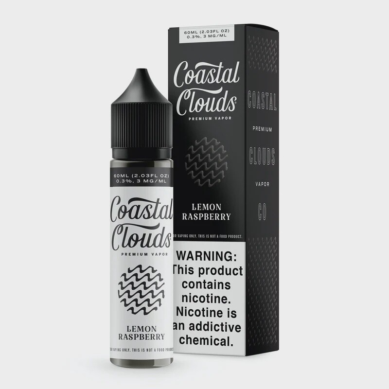 Coastal Clouds 3mg 60ml lemon Raspberry