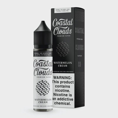 Coastal Clouds 3mg 60ml strawberry watermelon cream