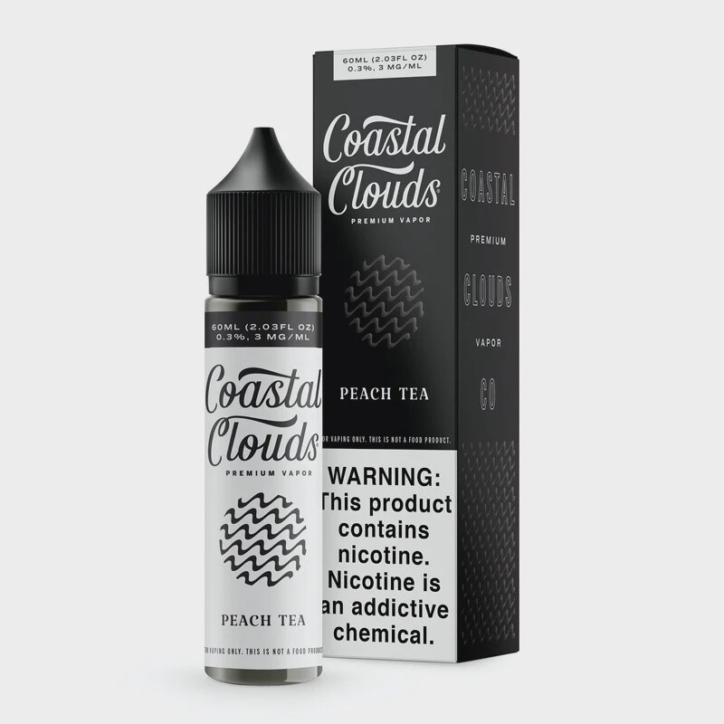 Coastal Clouds 3mg 60ml peach tea