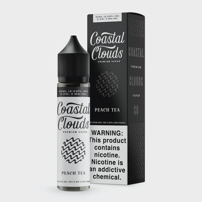 Coastal Clouds 3mg 60ml peach tea