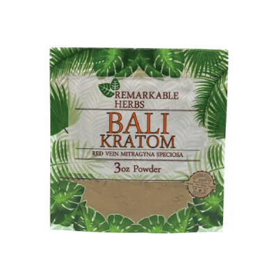 Red Vein Bali Kratom 3 oz powder