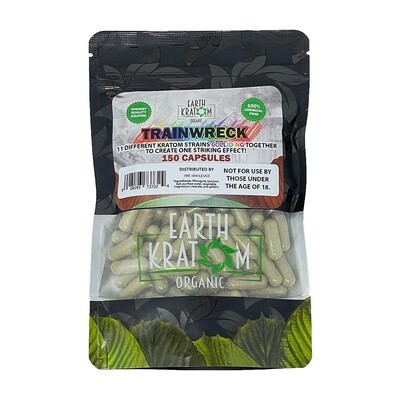 Earth Kratom Trainwredk 150 cap
