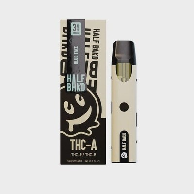 Half Bak&#39;d Blue Face THCa 3.5g Disposable