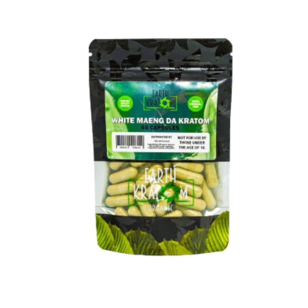 Earth Kratom White Maeng Da Capsules
