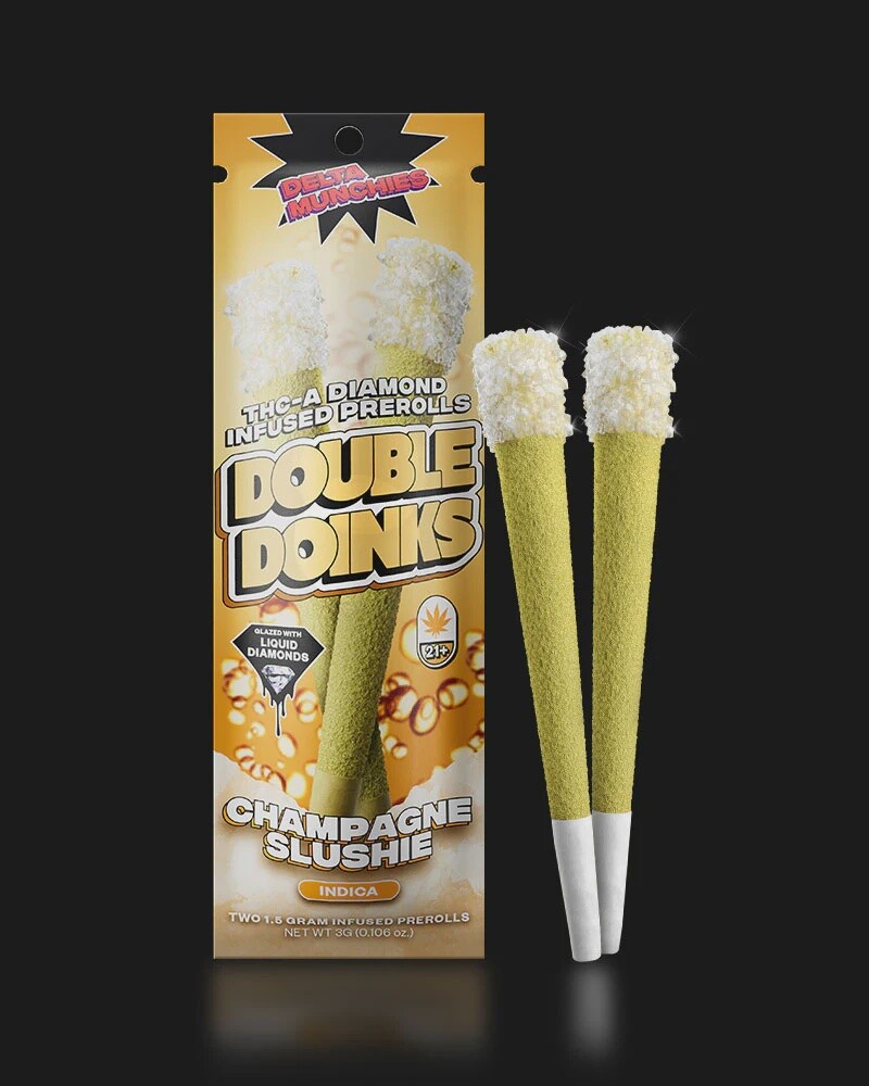DELTA MUNCHIES DOUBLE DOINKS THC-A DIAMOND PRE-ROLLS