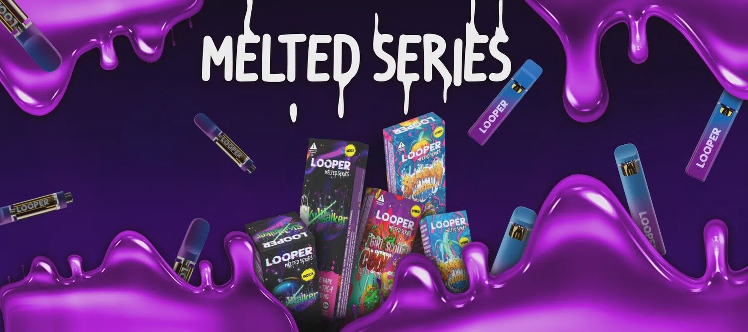 LOOPER MELTED SERIES LIVE RESIN DISPOSABLE VAPE 2000MG 02 GRAM