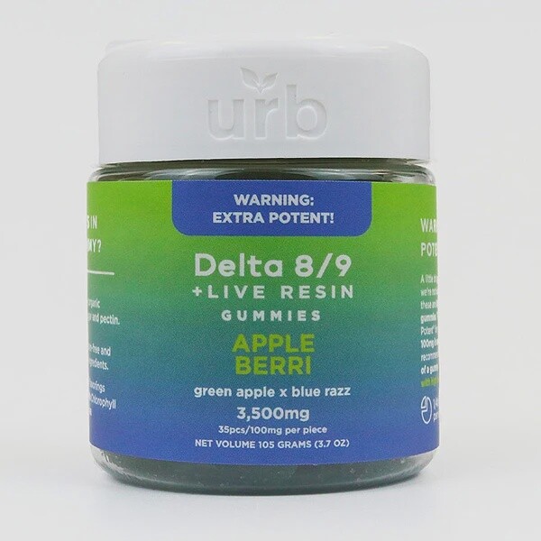 URB DELTA 8/9 + LIVE RESIN GUMMIES 35 COUNT
