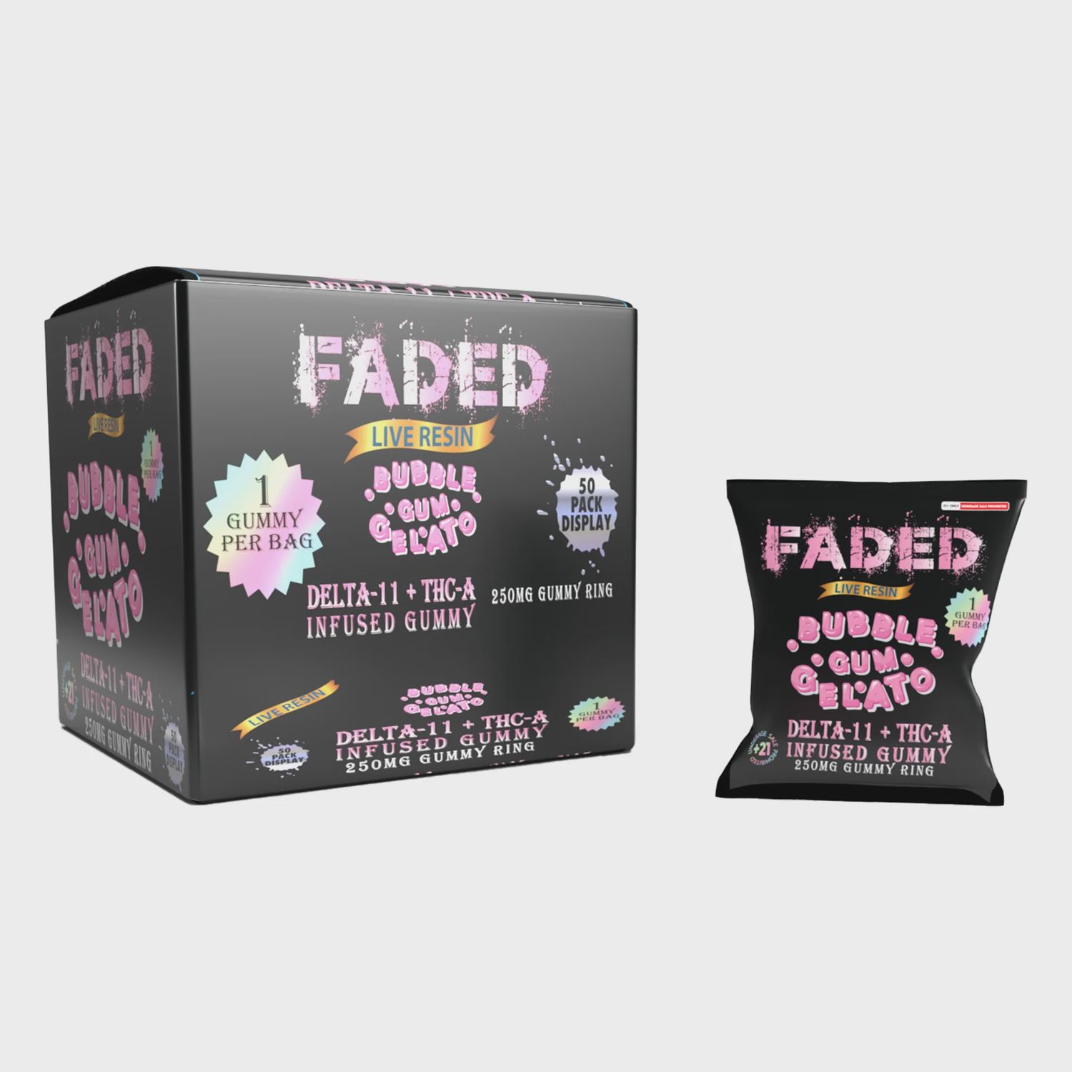 Faded Sour Blueberry Runtz Single 1250mg