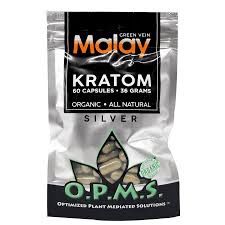OPMS Green vein Malay Kratom 60 capsules 36 grams