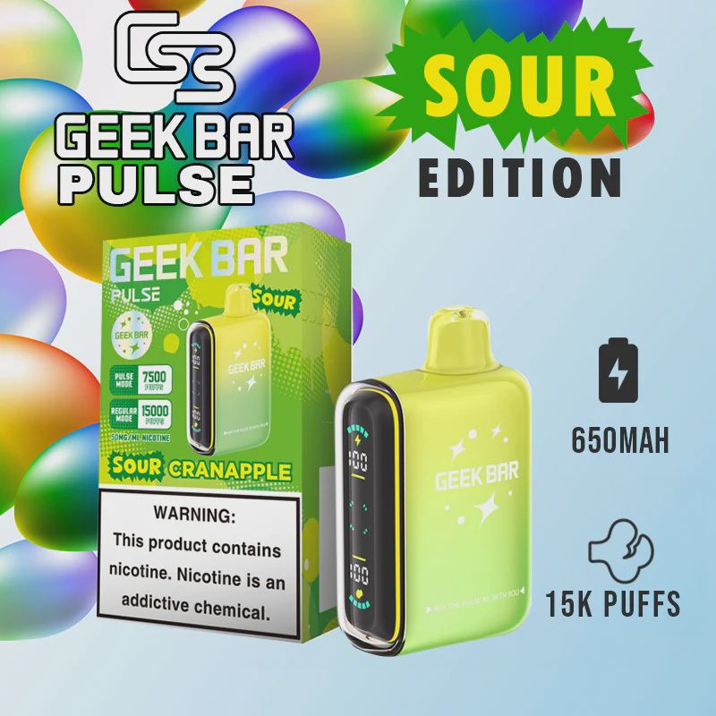 Sour Cranapple - Geek Bar Pulse 15000 (Sour Edition) Vape