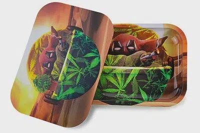 Rolling Tray With Lid - Baby Weed Backwoods