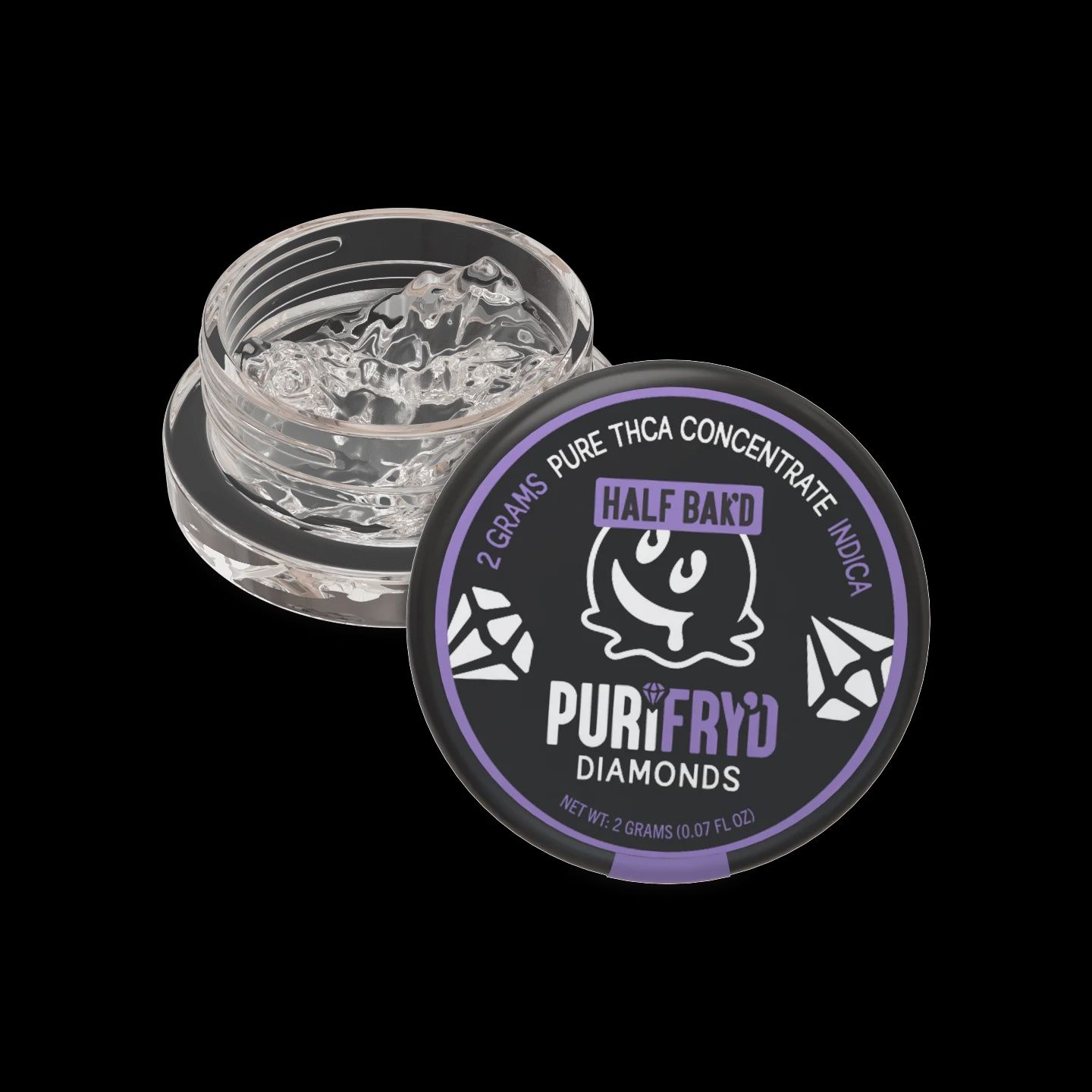 Half BakD PuriFryd Diamonds Purple Urkel