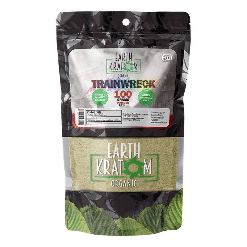 Earth Kratom Trainwreck 100 Grams Powder