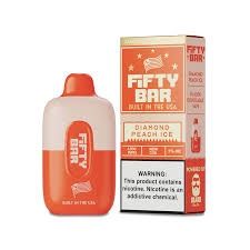 Fifty Bar Diamond Peach Ice