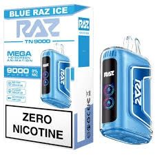 Raz TN9000 Blue Raz Ice No Nicotine