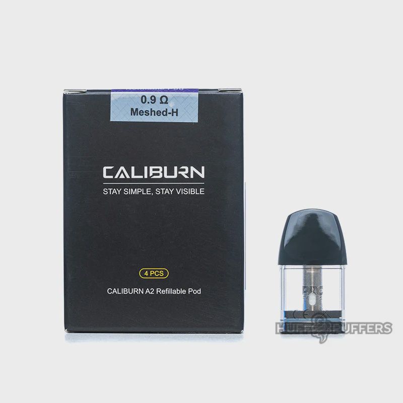 UWELL Caliburn A2 Refillable Pod 0.9 Meshed 4 pack