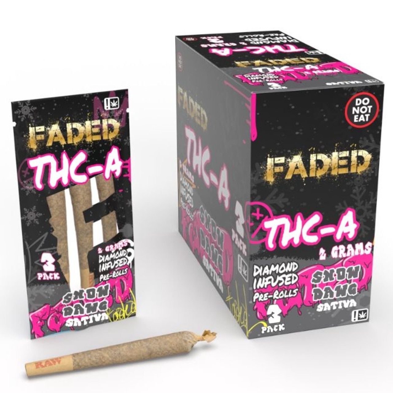 Faded THCa Diamond Infused Prerolls