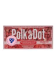 Polk A Dot Mushroom Chocolate Bar Raspberry Muffin