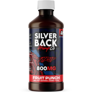 Silverback Hemp Co D9 Syrup 800mg Bottle Grape