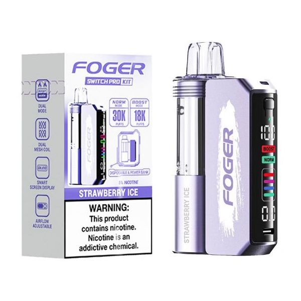 Foger Strawberry Ice with Battery