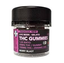 Magnolia Hemp THC 100mg Sleep Gummies Strawberry Moonlight