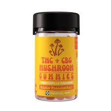 Magnolia Hemp THC+CBG Mushroom Gummies Mango Pasionfruit