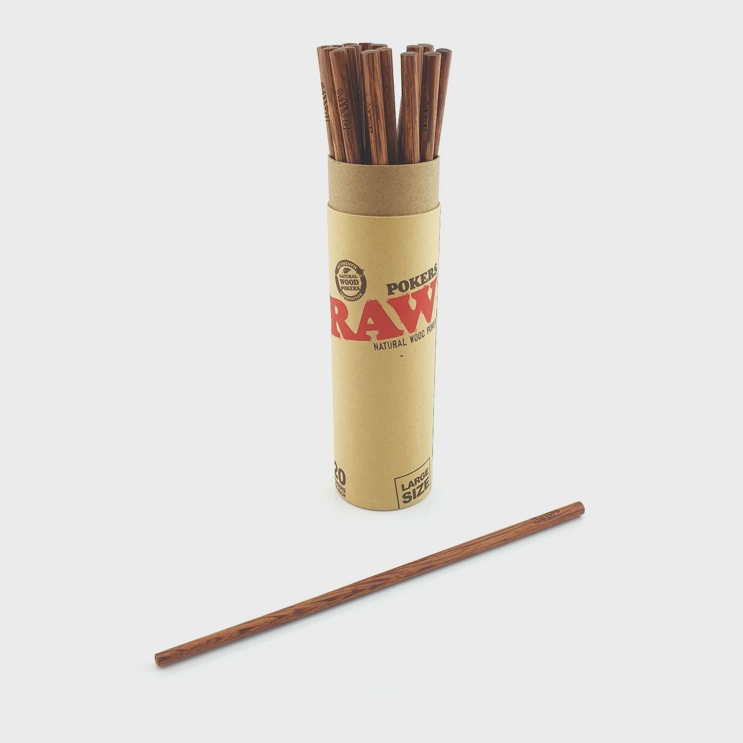 RAW Wooden Poker For Cigarette Cone Loading &amp; Making Accessory