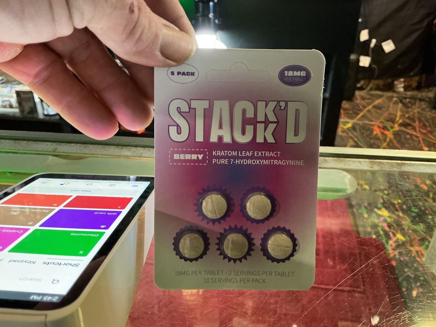 Stacked 5 count 18mg