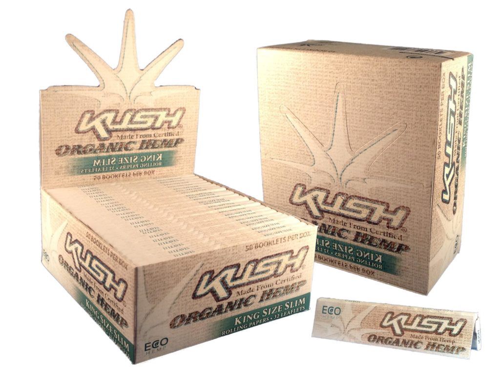Kush Organic Hemp rolling papers
