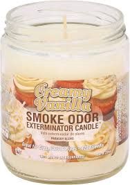 Creamy Vanilla Smoke Odor Candle