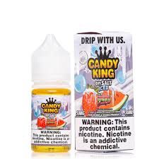Candy King On Salt Iced Strawberry Watermelon Bubblegum 30ml 50mg