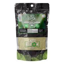 Earth Kratom Green Hulu Kapuas 30g Powder