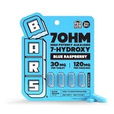 Bars 7 Hydroxy Blue Raspberry 30 mg