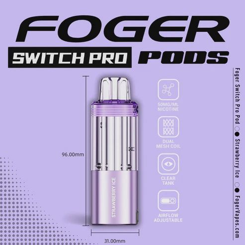 Fogger Pods, Flavor: Strawberry ice