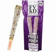 FVKD Diamond Infused Hash Hole Pre Roll, Strain: Purple Punch Hybrid