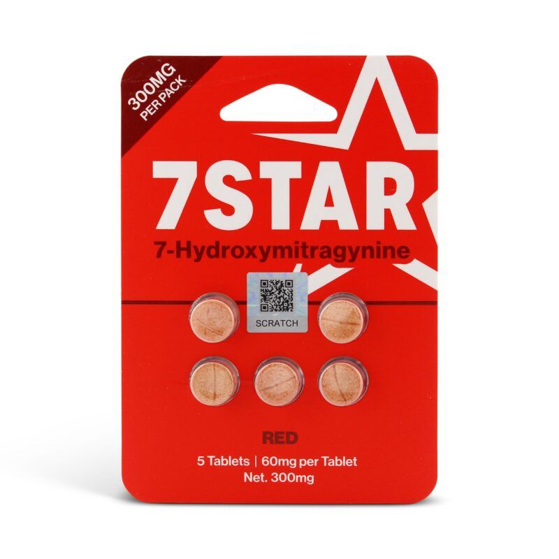 7 Star 60mg 5 ct red